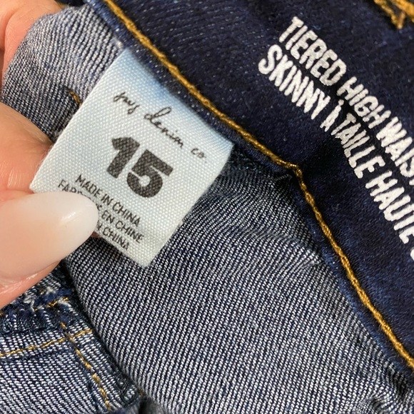 US15 Tiered High-Waist Skinny Jeans - Picture 3 of 3